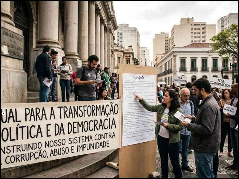 Imagem de apresentação do projeto Democracia Renovada — 2